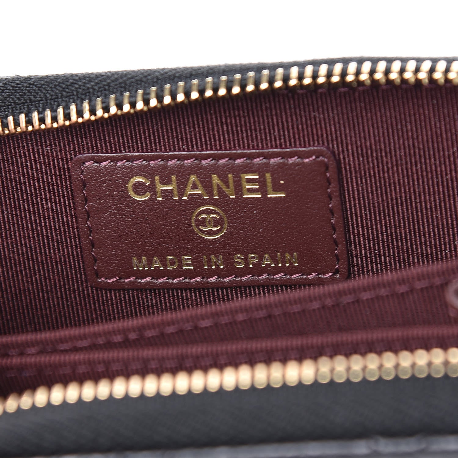 Chanel Caviar Quilted Zip Coin Purse Black 6 of 8