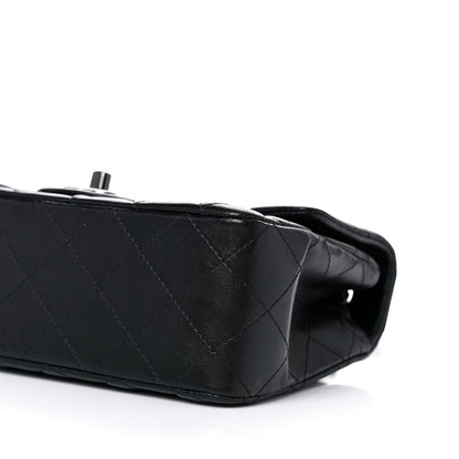 Chanel Lambskin Quilted Mini Rectangular Flap So Black 9 of 12