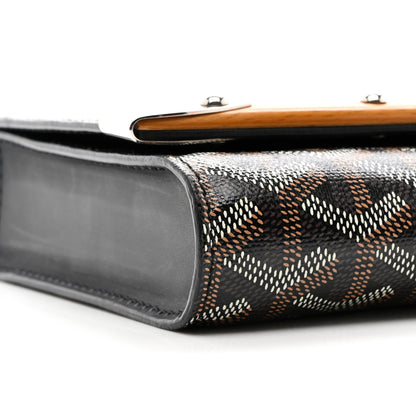 Goyard Goyardine Monte Carlo Bois Clutch With Strap Black 8 of 10