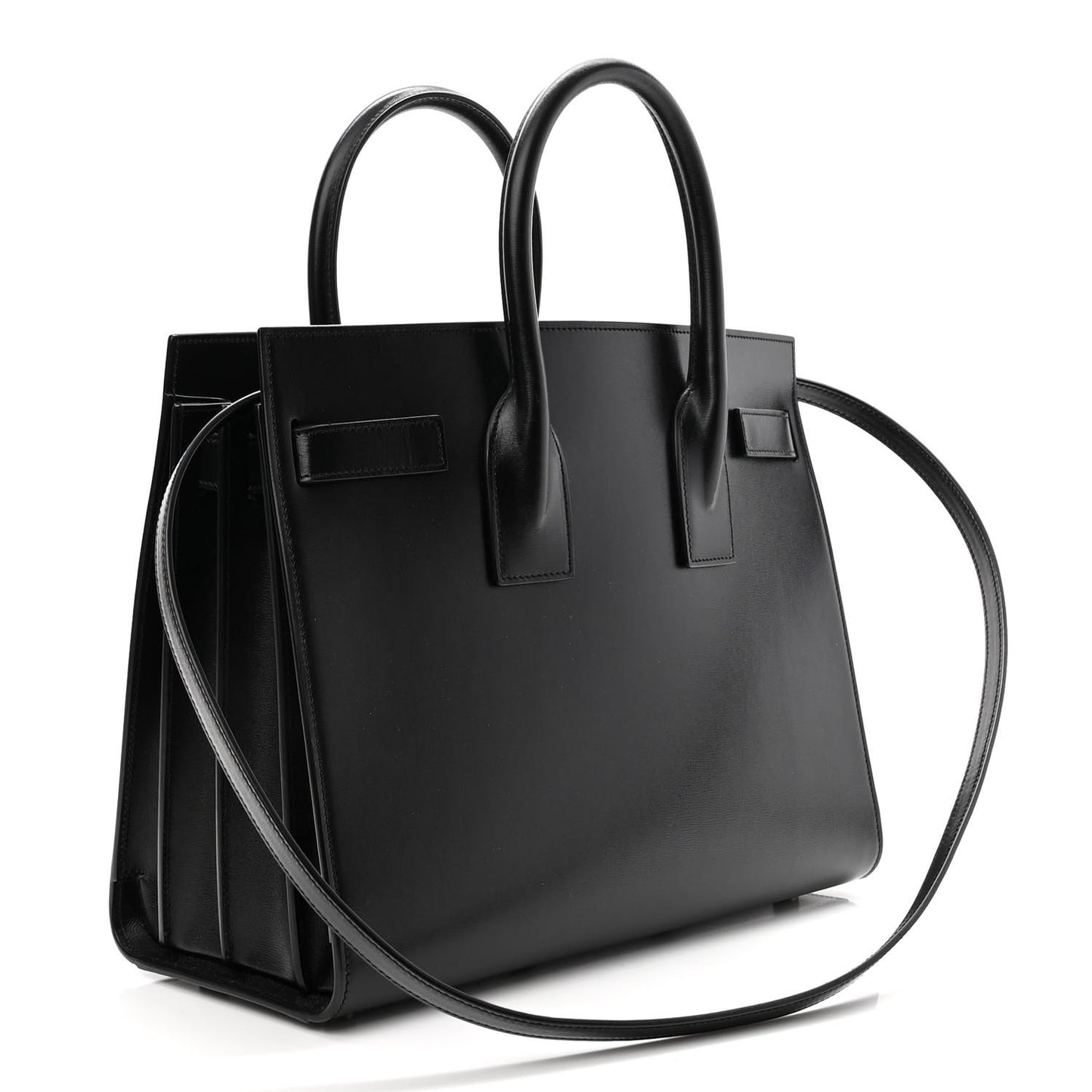 Calfskin Small Sac De Jour Black