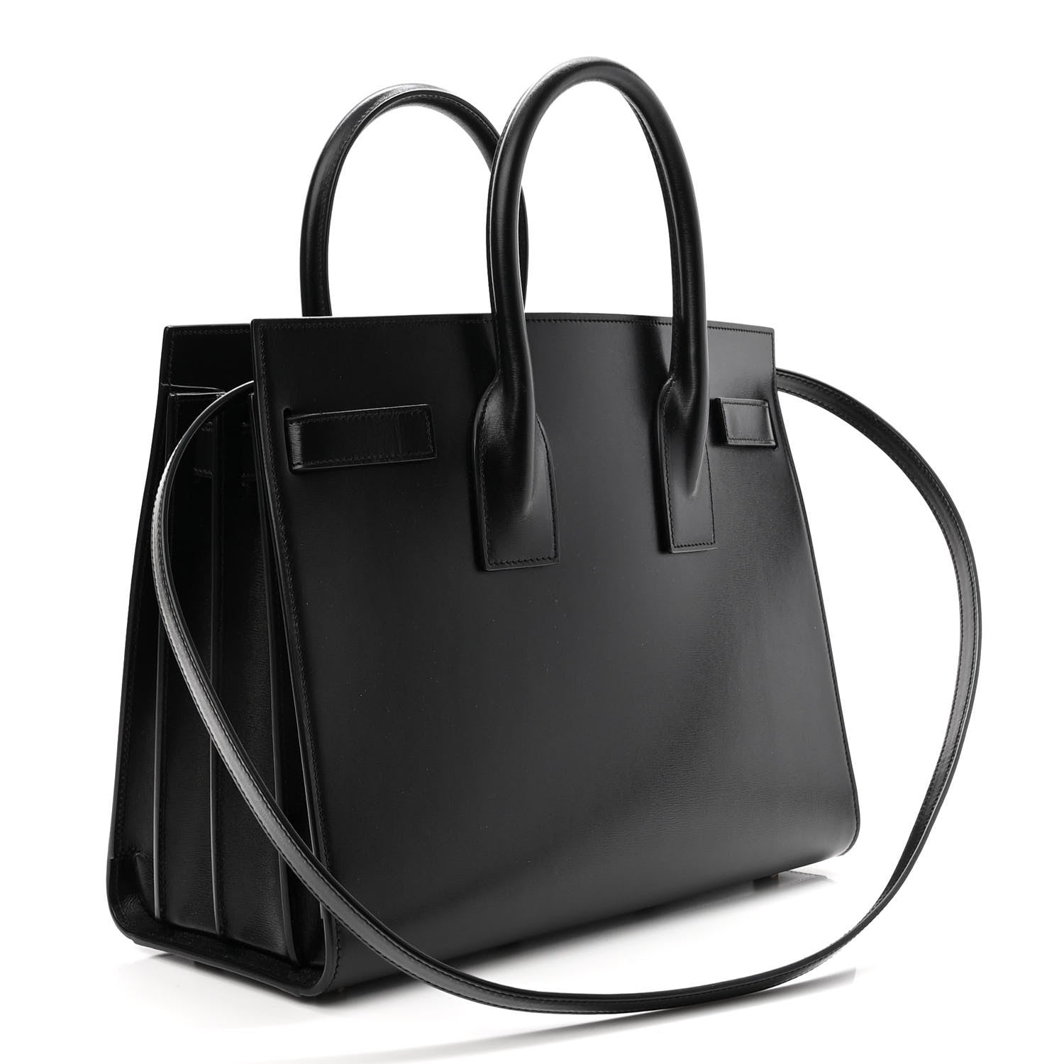 Saint Laurent Calfskin Small Sac De Jour Black 3 of 9