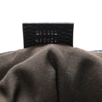 Gucci Canvas Britt Tote Dark Brown 7 of 9