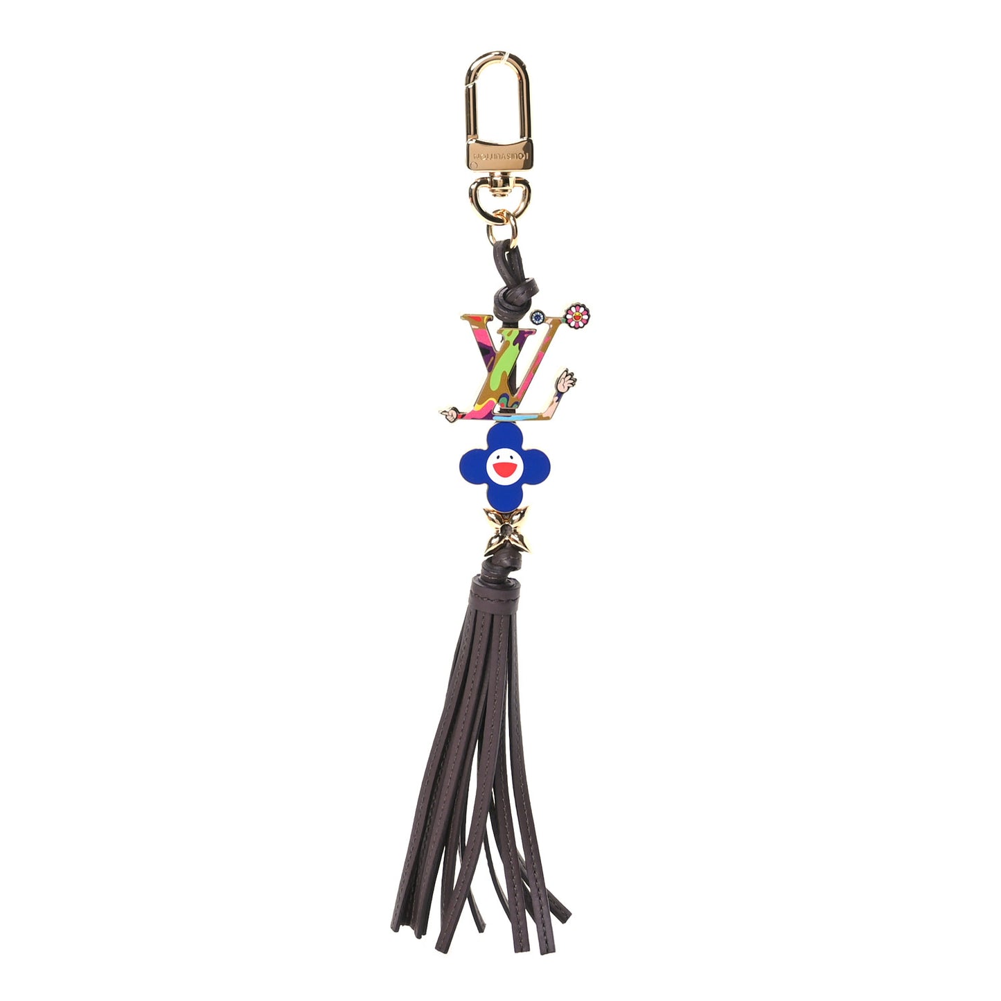 LV X TM LV Bloom Superflat Key Holder Multicolor