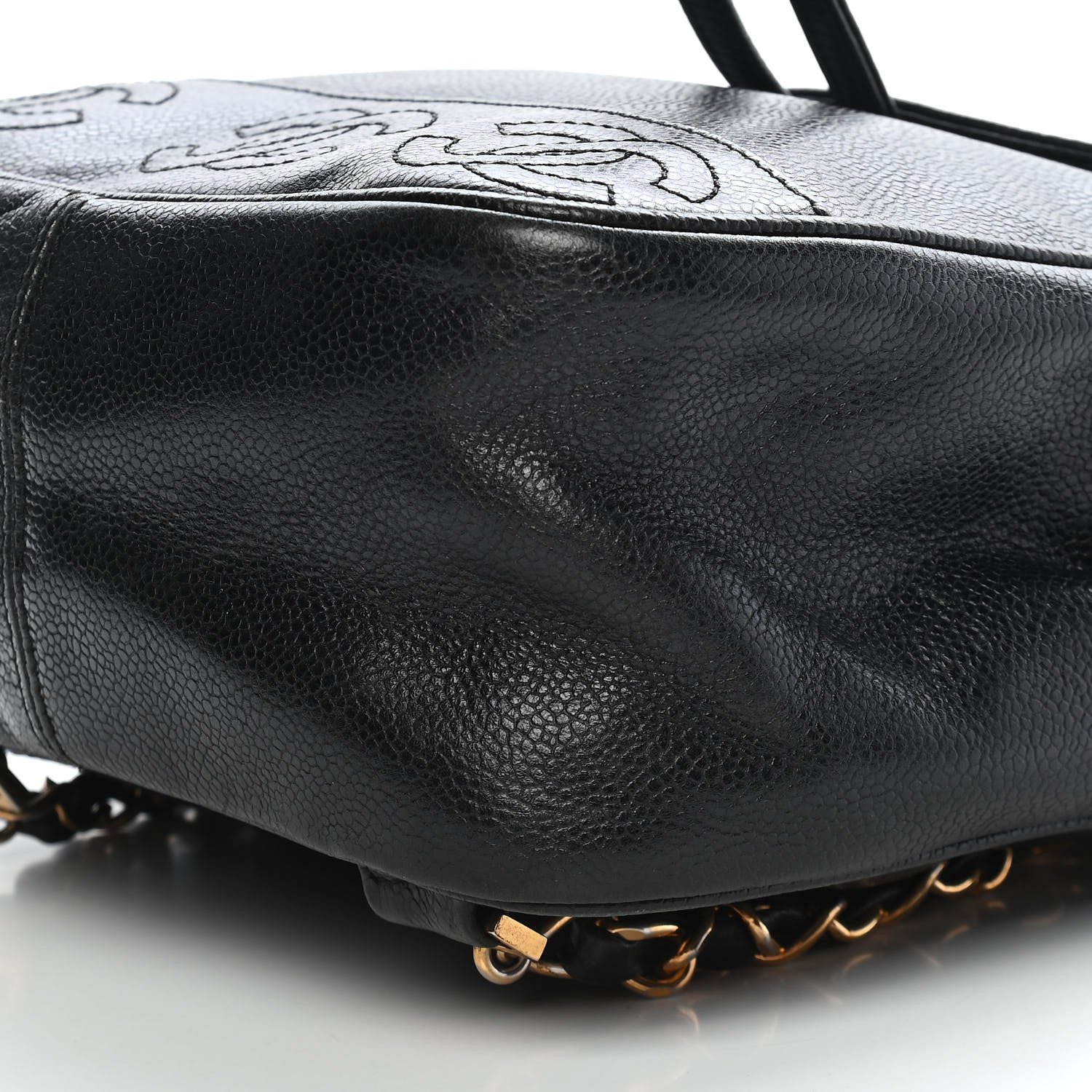 Chanel Caviar CC Backpack Black 9 of 9