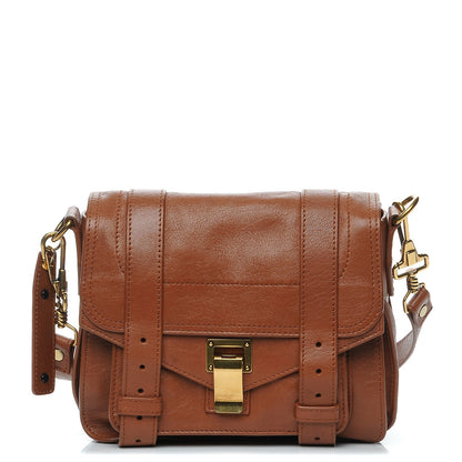 Proenza Schouler Lambskin PS1 Mini Pouch Messenger Saddle 1 of 9