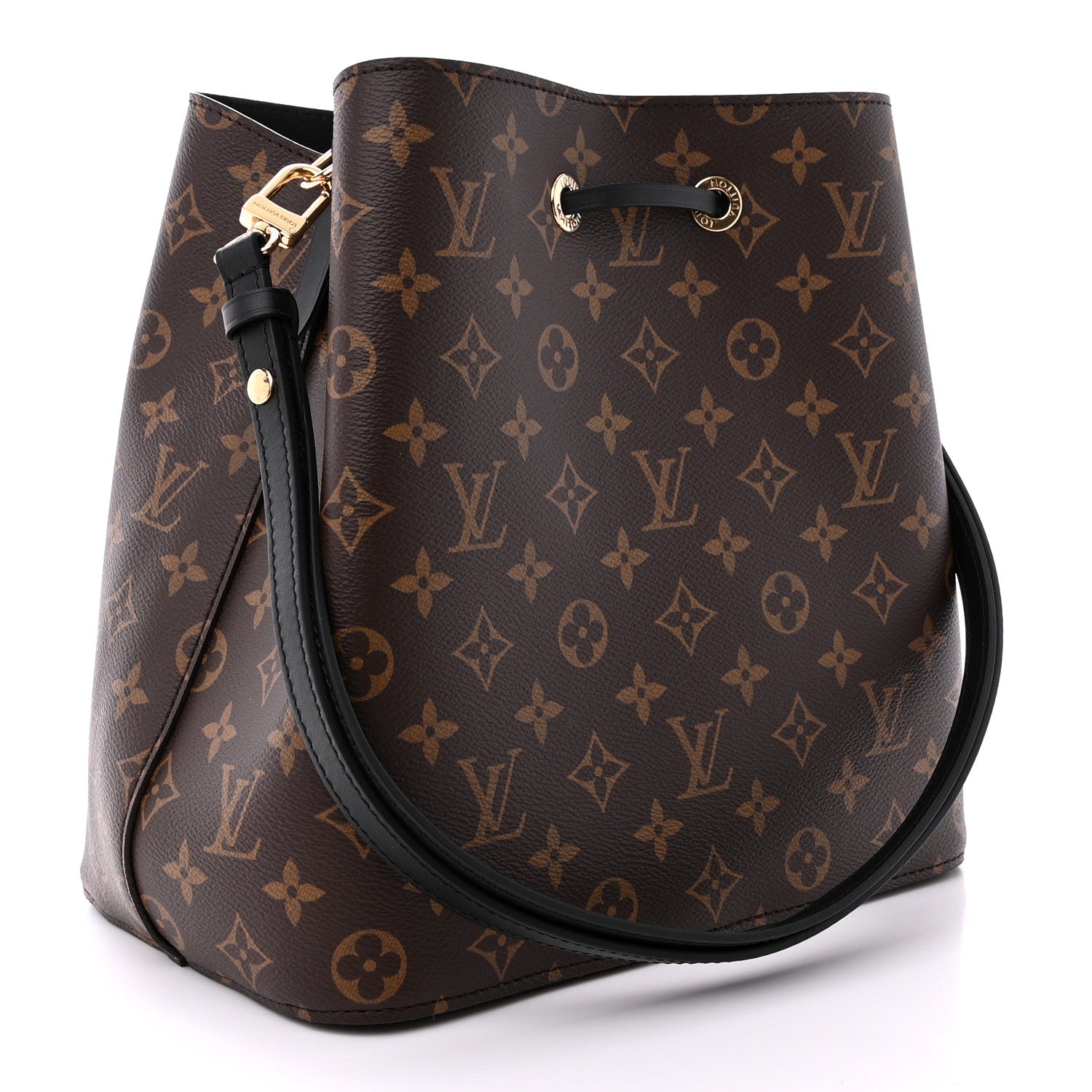 Louis Vuitton Monogram Neonoe MM Black 3 of 10