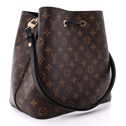 Louis Vuitton Monogram Neonoe MM Black 3 of 10