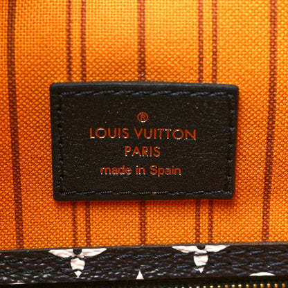 Louis Vuitton Monogram Giant Jungle Neverfull MM Black 6 of 10