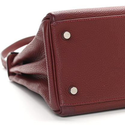 Hermes Togo Kelly Retourne 28 Rouge H 8 of 15