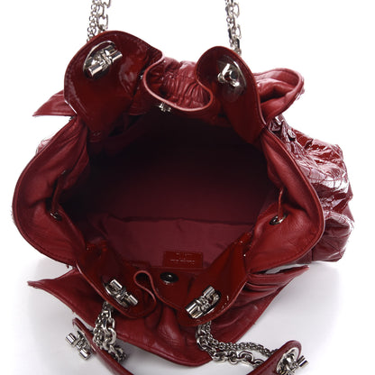 Christian Dior Patent Cannage Medium Le Trente Tote Red 5 of 10