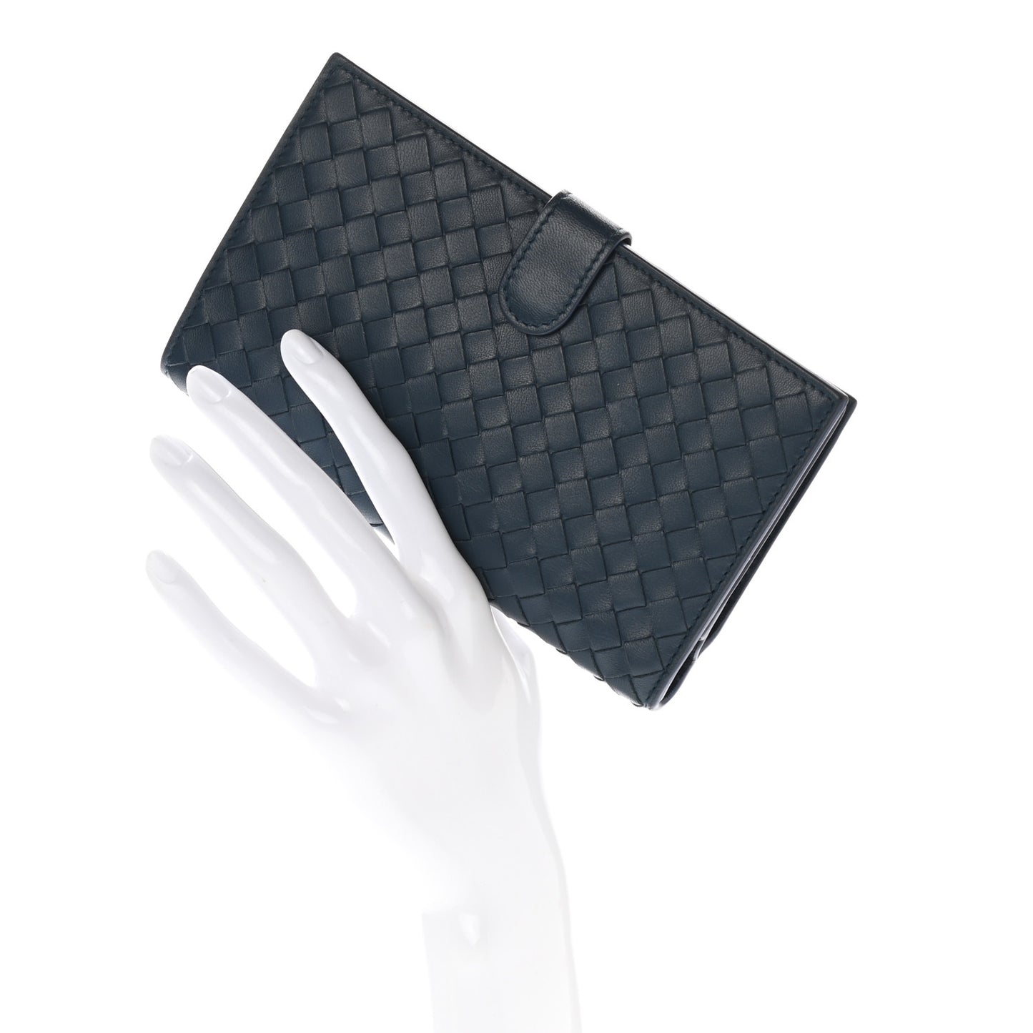 Nappa Intrecciato Continental Wallet Krim