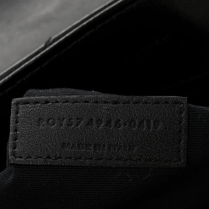 Saint Laurent Calfskin Y Quilted Monogram Monochrome Medium Loulou Chain Satchel Black 6 of 10