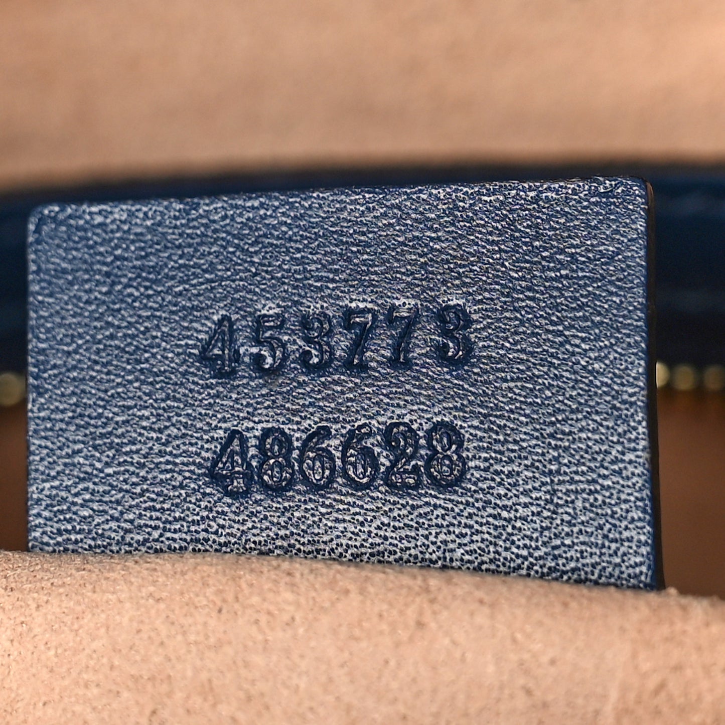 Guccissima Signature Medium Shoulder Tote Bag Blue