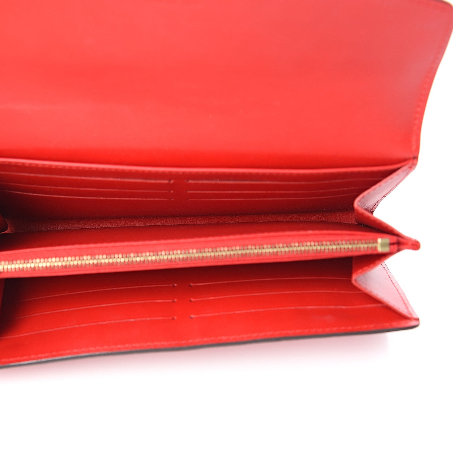 Louis Vuitton Vernis Sarah Wallet NM Cherry 4 of 6