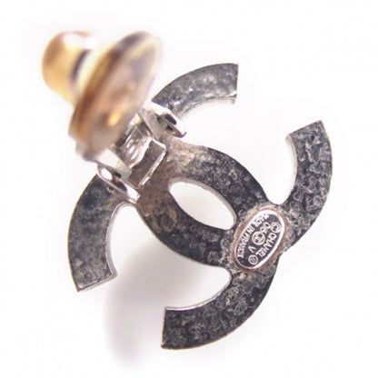 Chanel Crystal CC Clip on Earrings 3 of 4