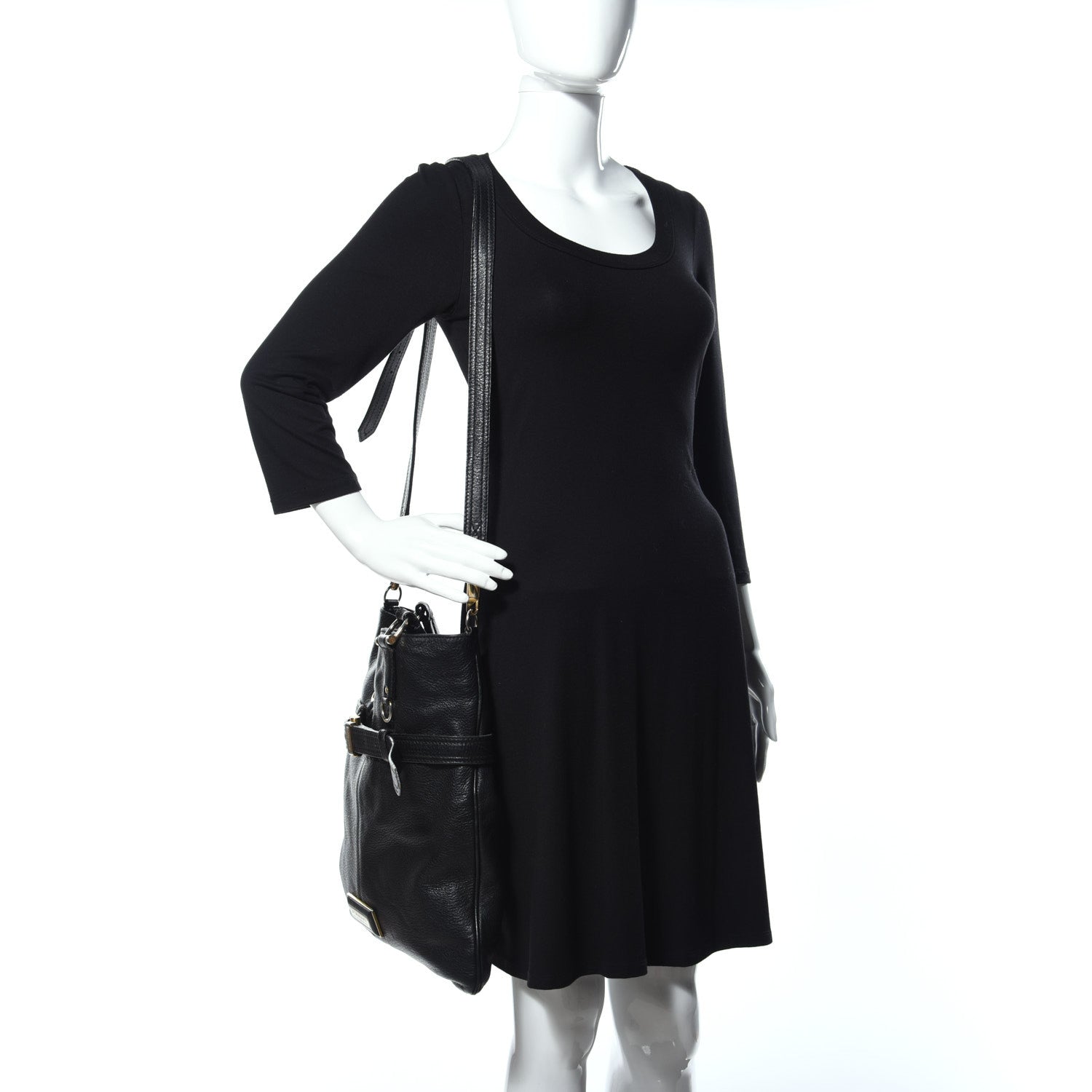 Burberry Grainy Calfskin Tote Black 2 of 8