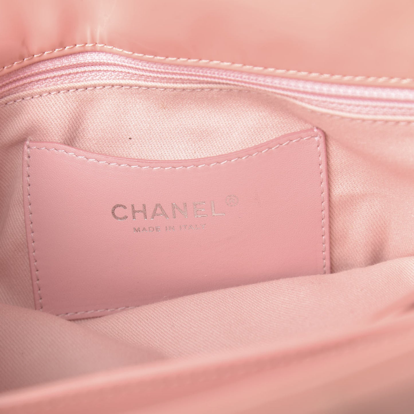Patent Quilted Medium Just Mademoiselle Pink