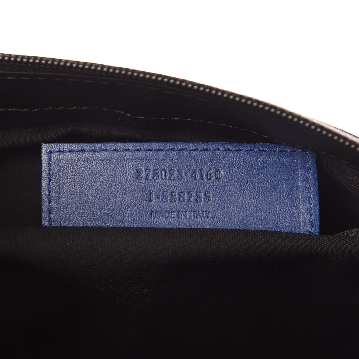 Balenciaga Nylon Calfskin Classic Hardware Large Clip Bleu Mineral 7 of 9