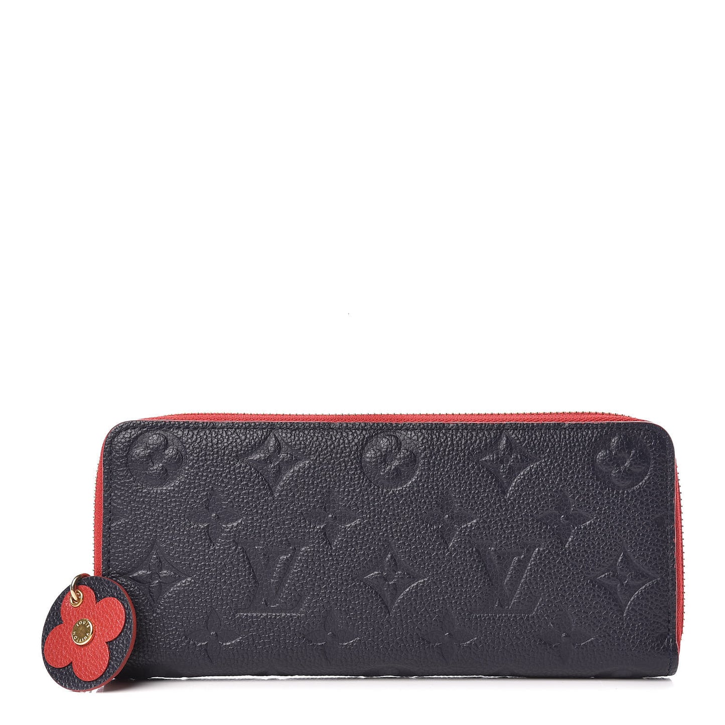 Empreinte Blooming Flowers Clemence Wallet Marine Rouge
