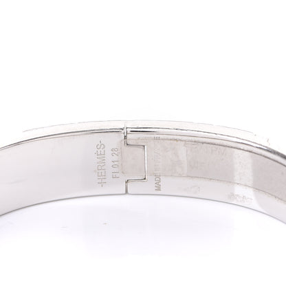 Hermes Enamel Narrow Clic Clac H Bracelet PM Rouge Vif 4 of 4