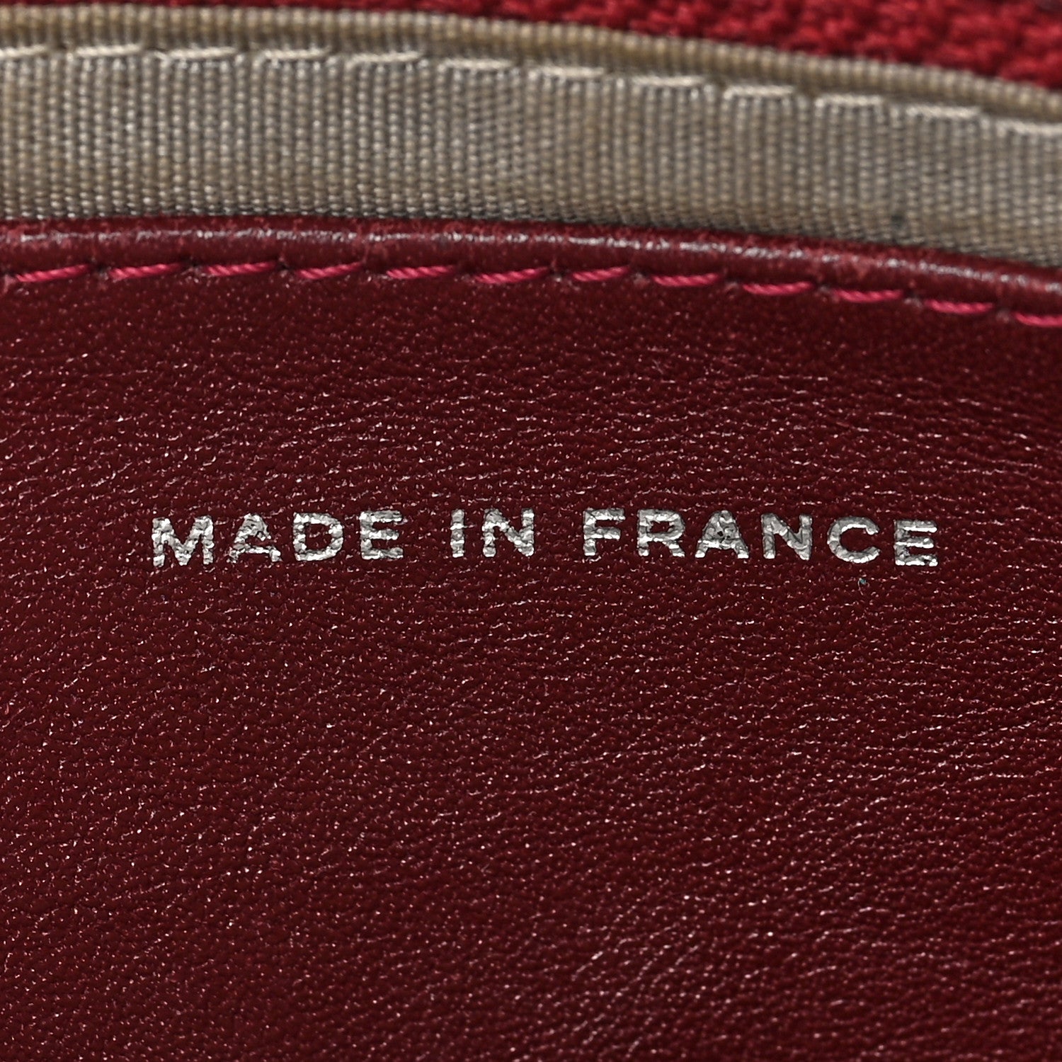 Chanel Caviar Half Moon Wallet On Chain WOC Burgundy 6 of 8