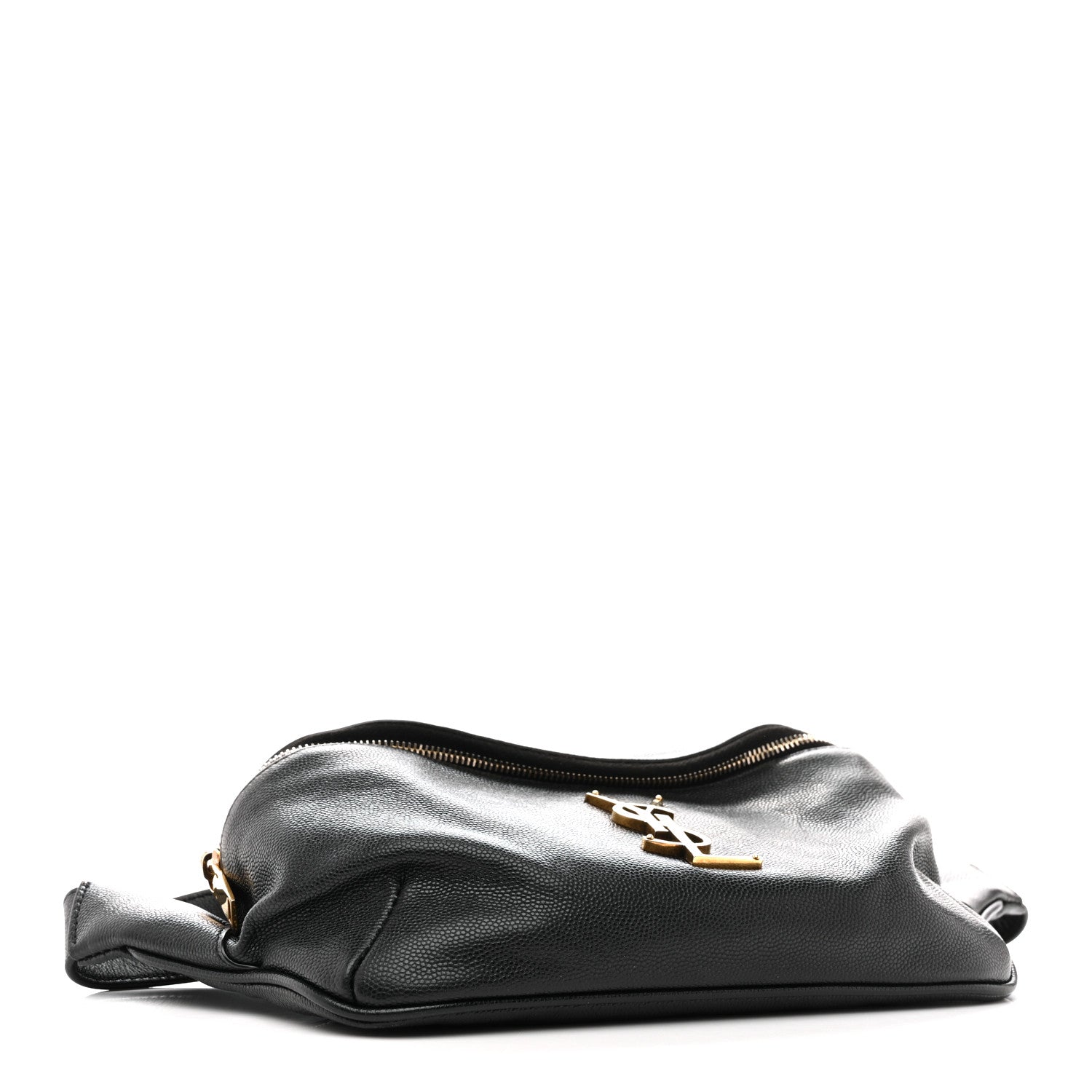 Saint Laurent Grain De Poudre Monogram Belt Bag Black 4 of 14