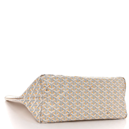 Goyard Goyardine Saint Louis Claire Voie GM White Yellow 5 of 12