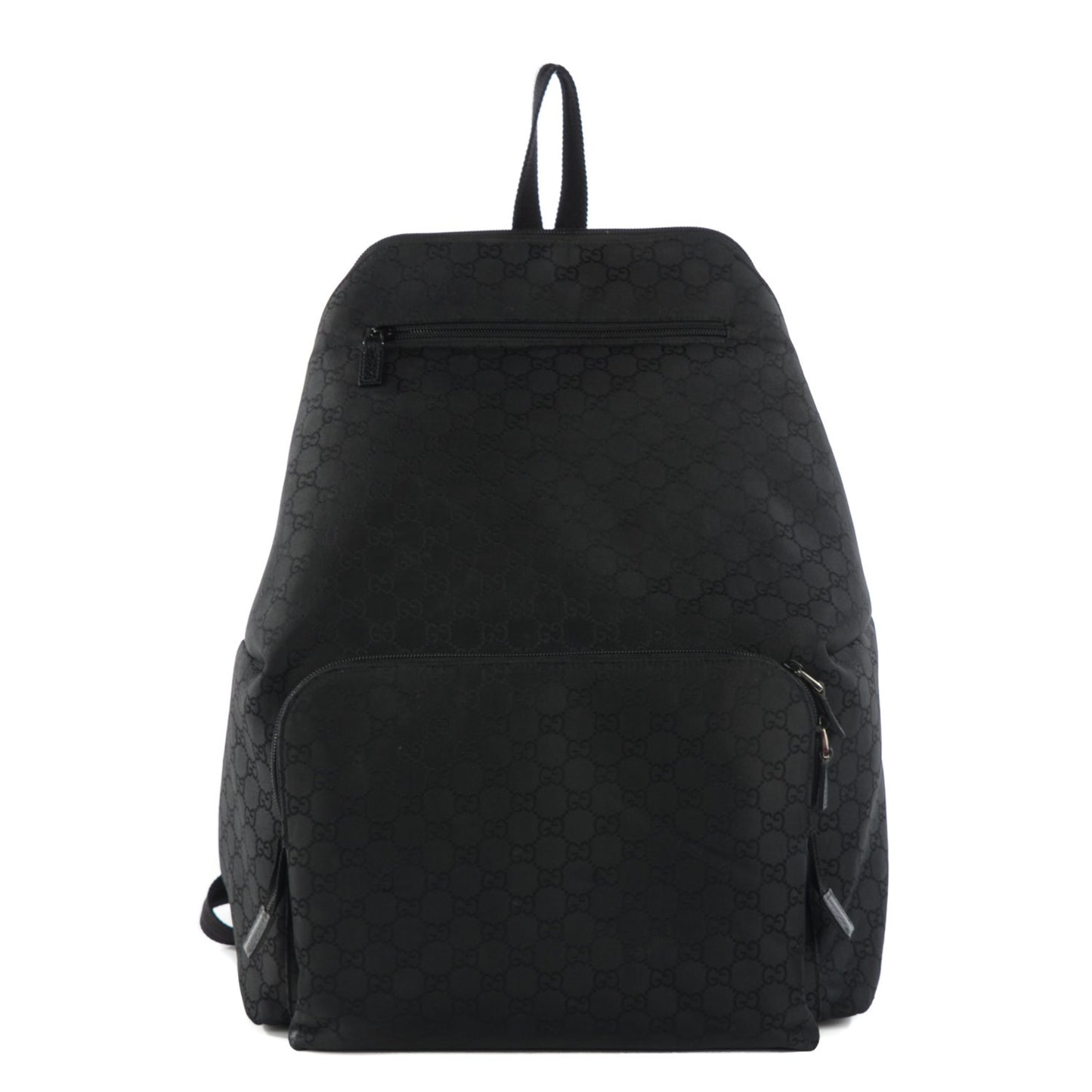 Nylon Monogram Medium Backpack Black