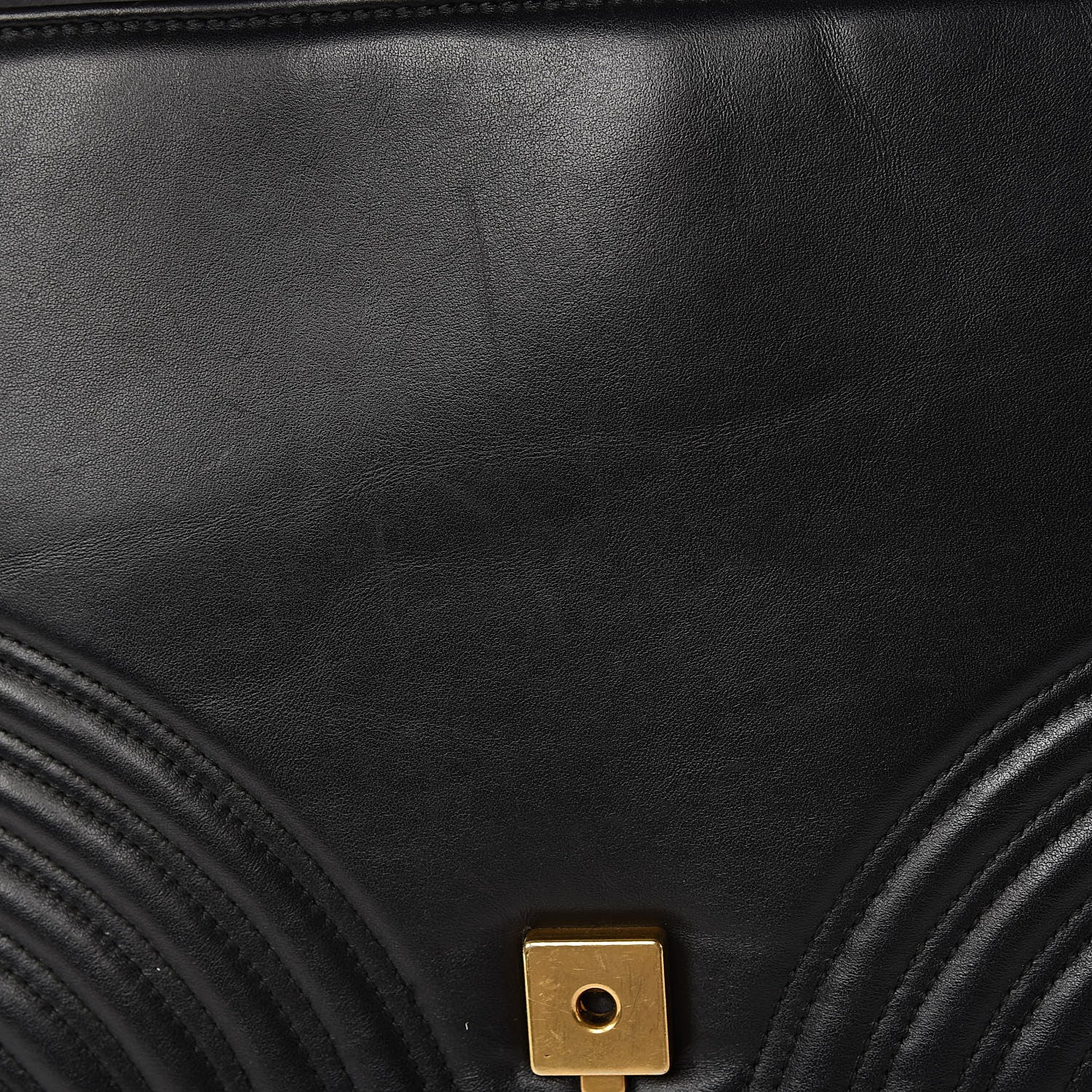 Gucci Calfskin Matelasse Large GG Marmont Shoulder Bag Black 11 of 14
