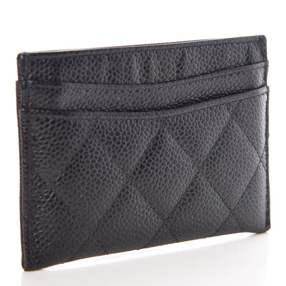 Chanel Caviar Quilted Card Holder Black 3 of 9