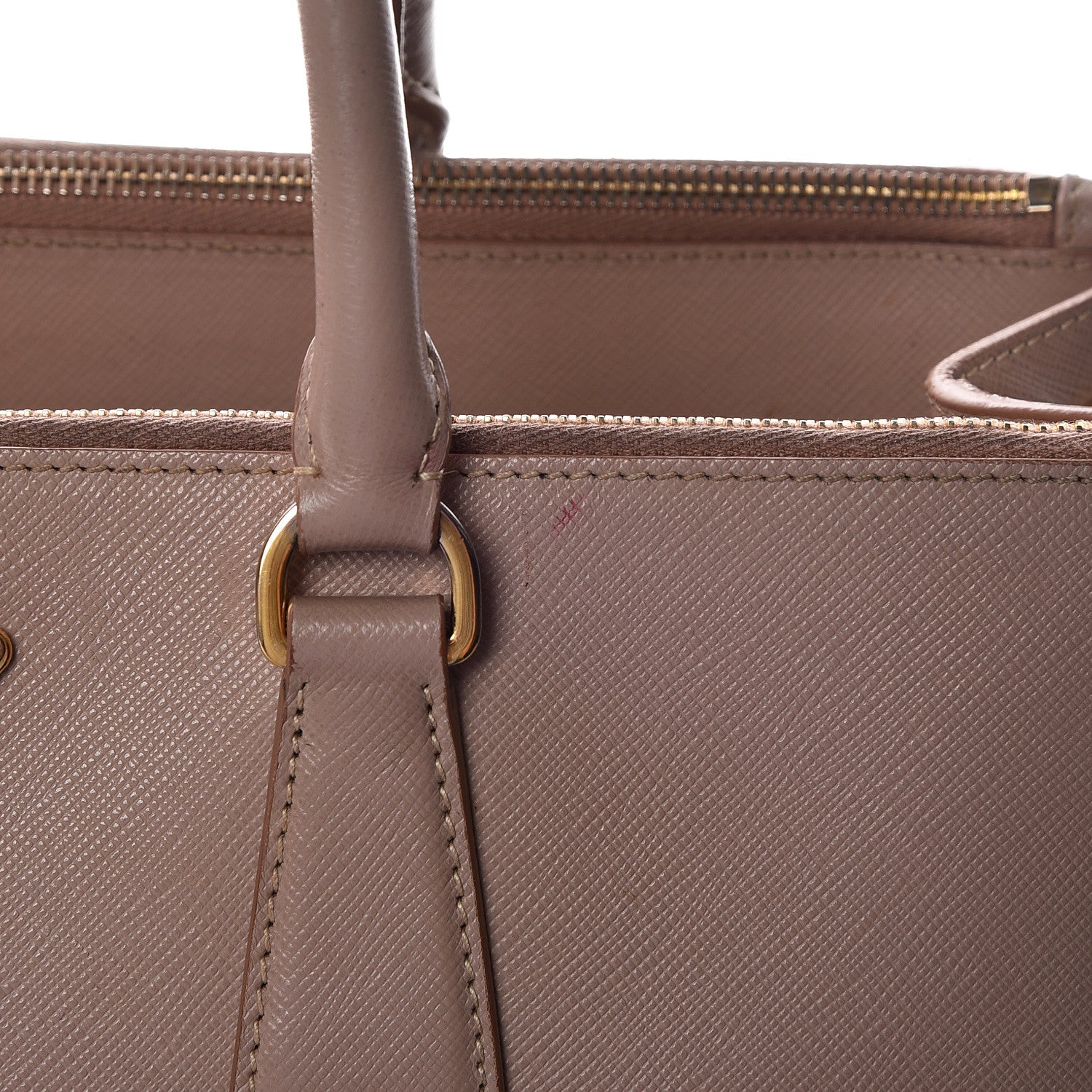 Prada Saffiano Medium Galleria Double Zip Tote Cammeo 12 of 17