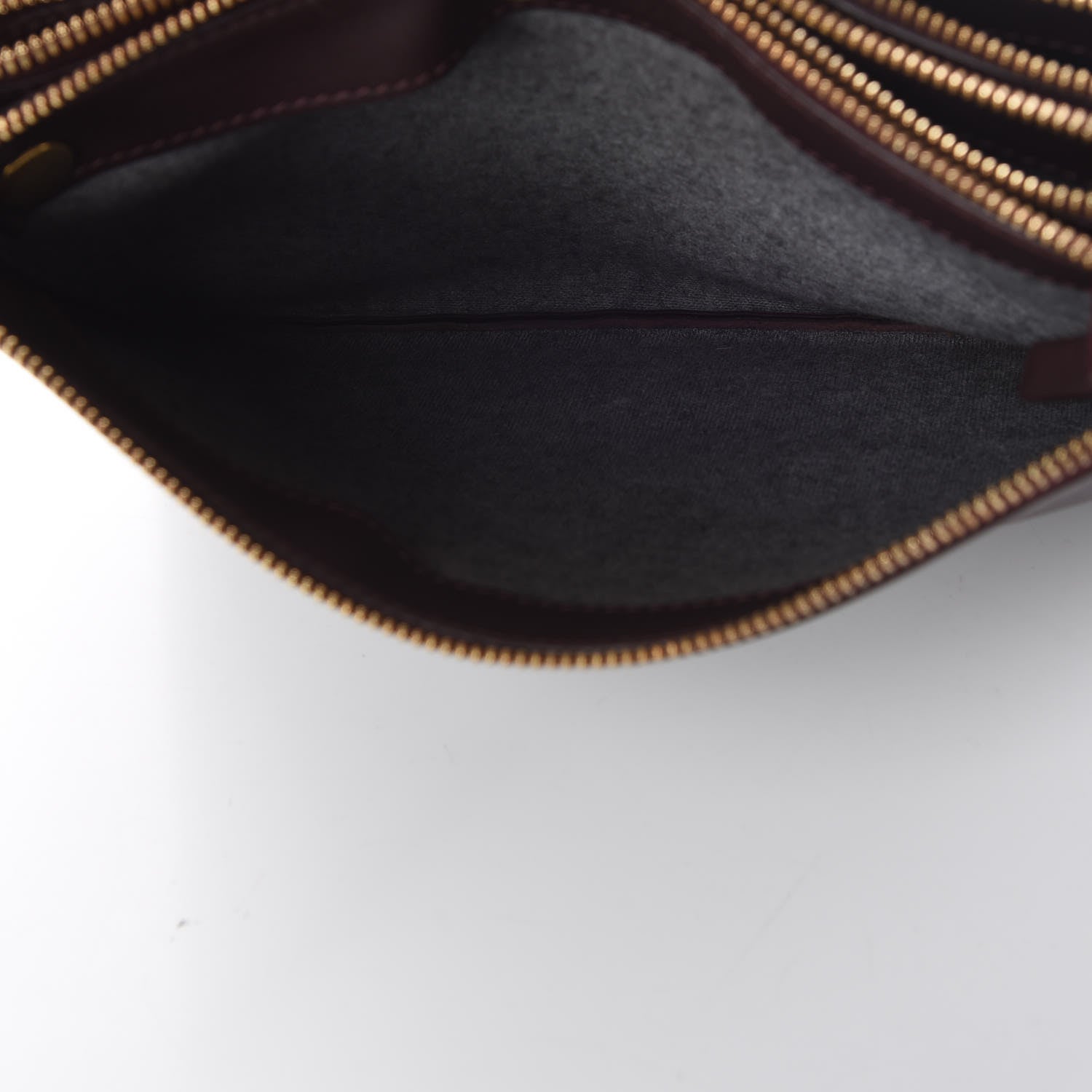 Celine Smooth Lambskin Large Trio Crossbody Bag Bordeaux 9 of 17
