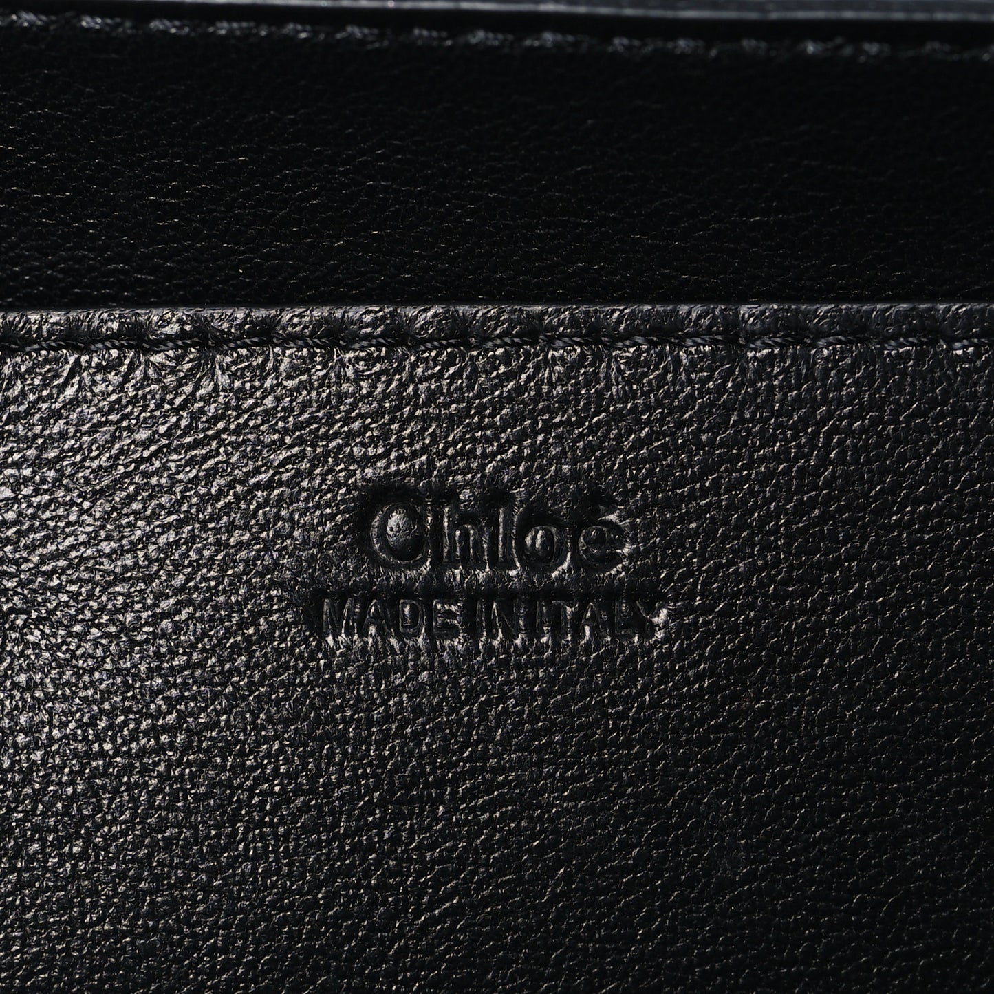 Nappa Calfskin Medium Elle Chain Clutch Black
