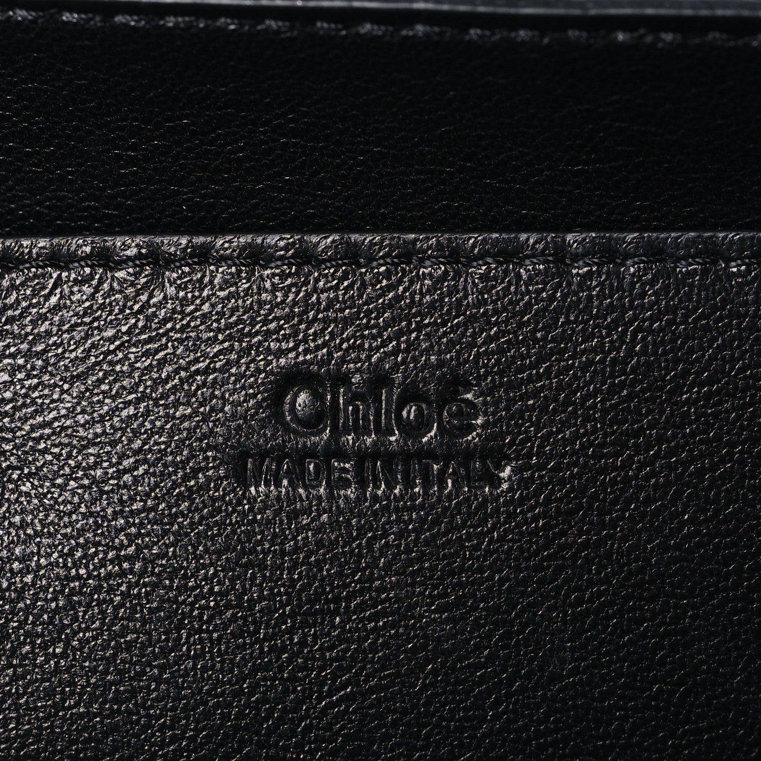 Chloe Nappa Calfskin Medium Elle Chain Clutch Black 6 of 8