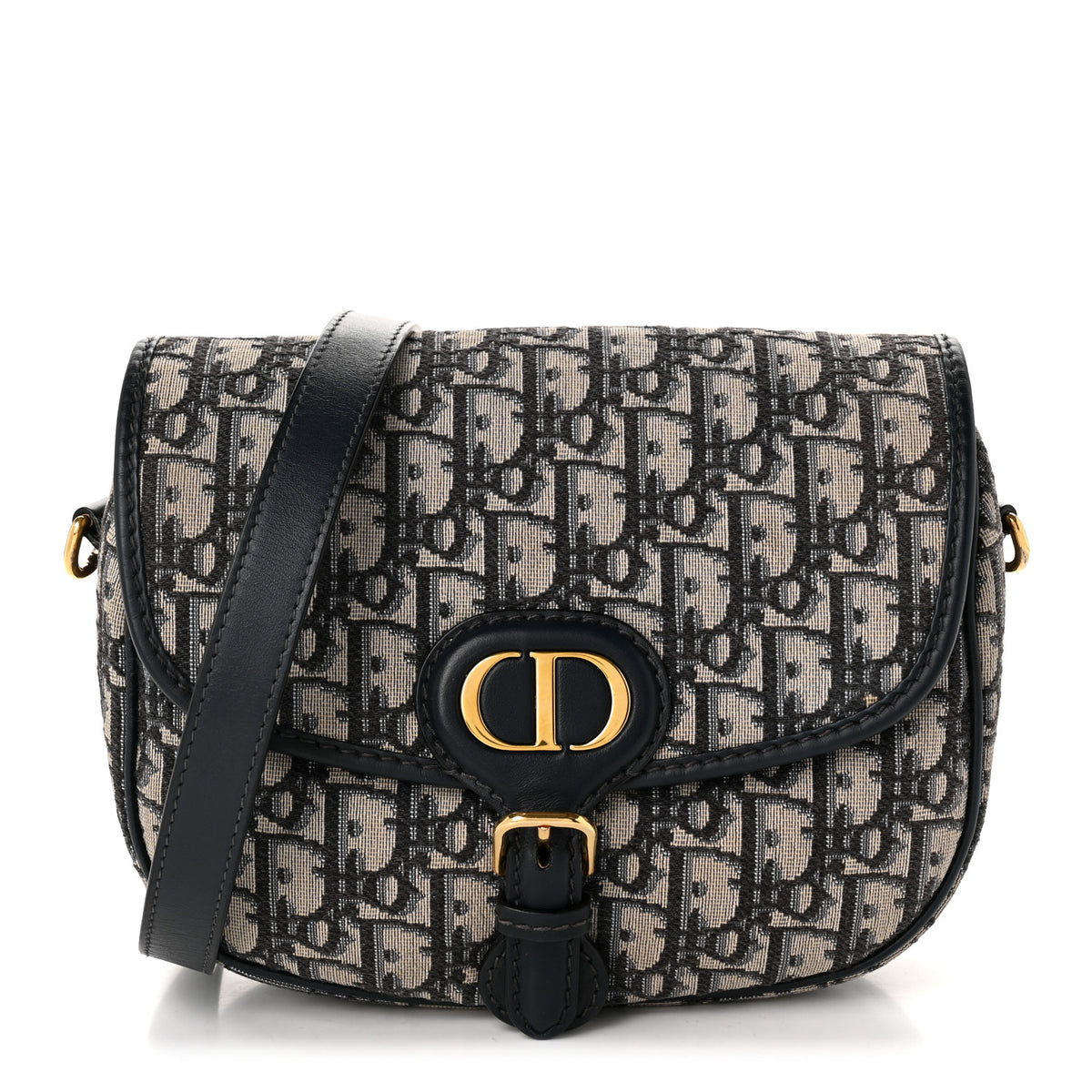 Christian Dior Oblique Medium Bobby Flap Blue 1 of 9
