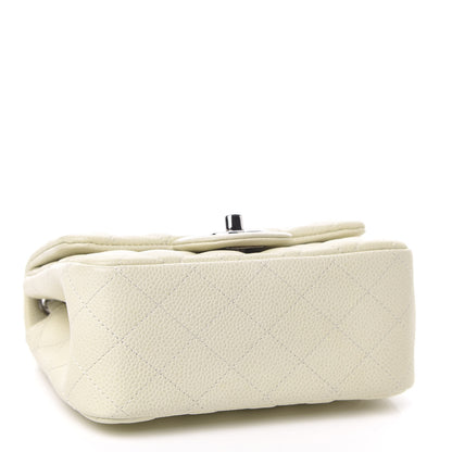 Chanel Caviar Quilted Mini Square Flap White 4 of 11