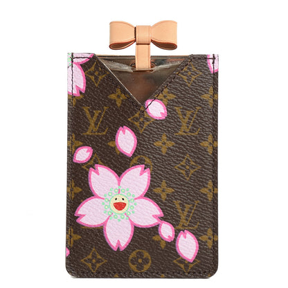 Louis Vuitton Monogram Cherry Blossom Mirror With Case Brown 1 of 9