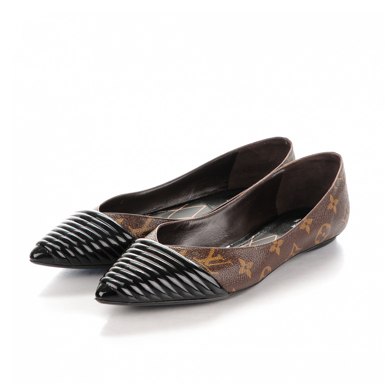Louis Vuitton Monogram Inspired Ballerina Flats 41 3 of 7