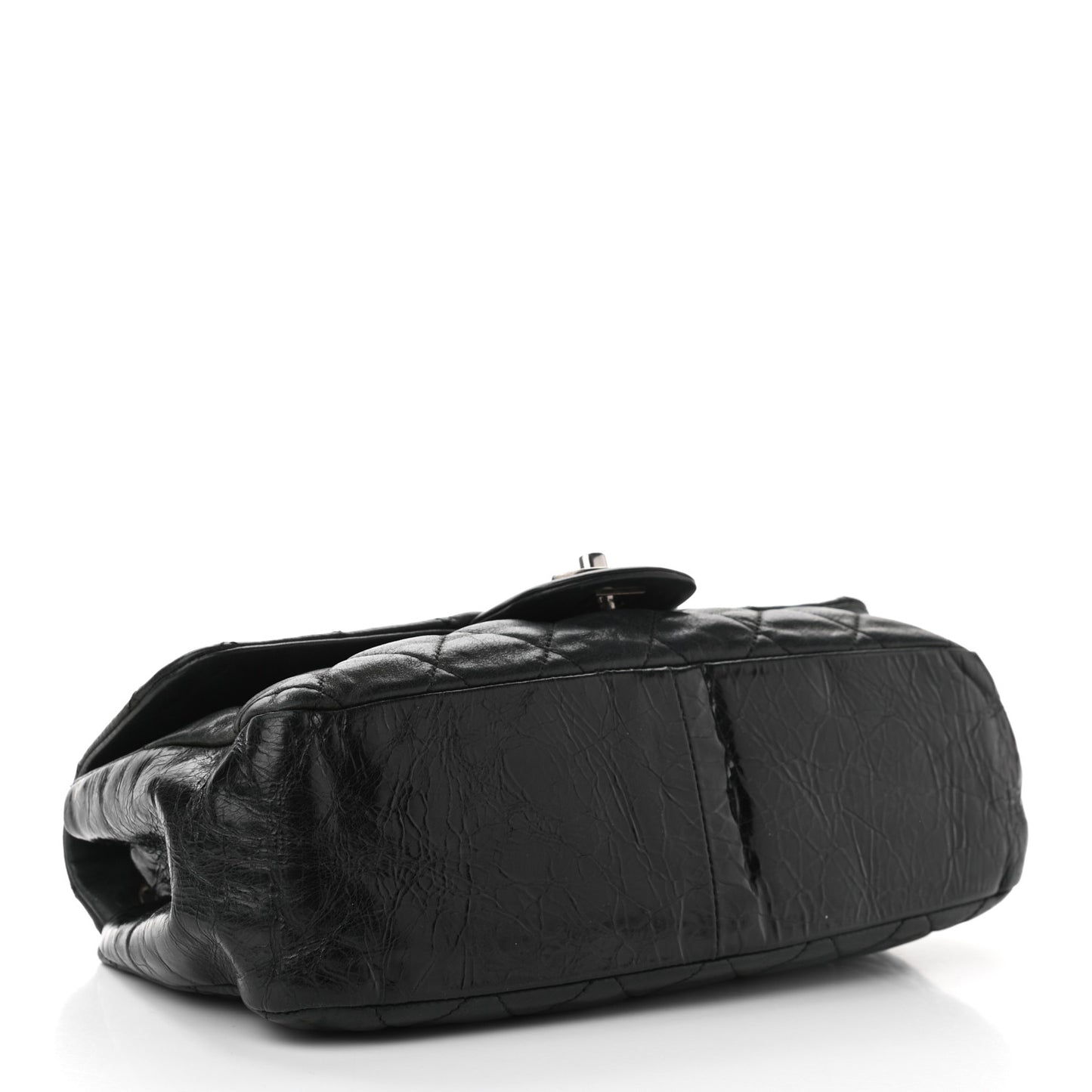 Iridescent Calfskin Medium In The Mix Flap Black