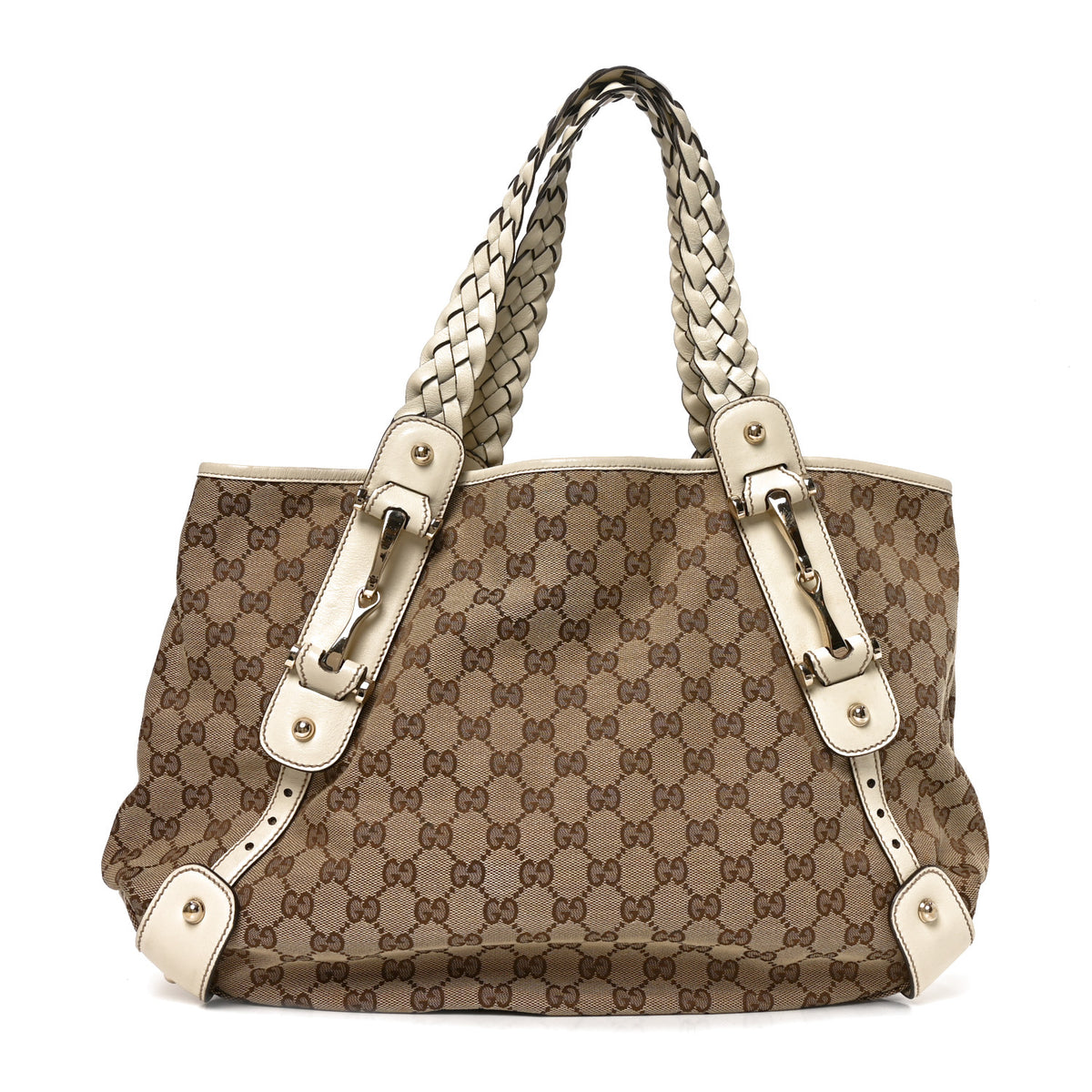 Gucci Monogram Medium Pelham Shoulder Bag Off White 1 of 10