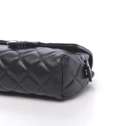 Chanel Lambskin Quilted Flap Cosmetic Case Black 10 of 11