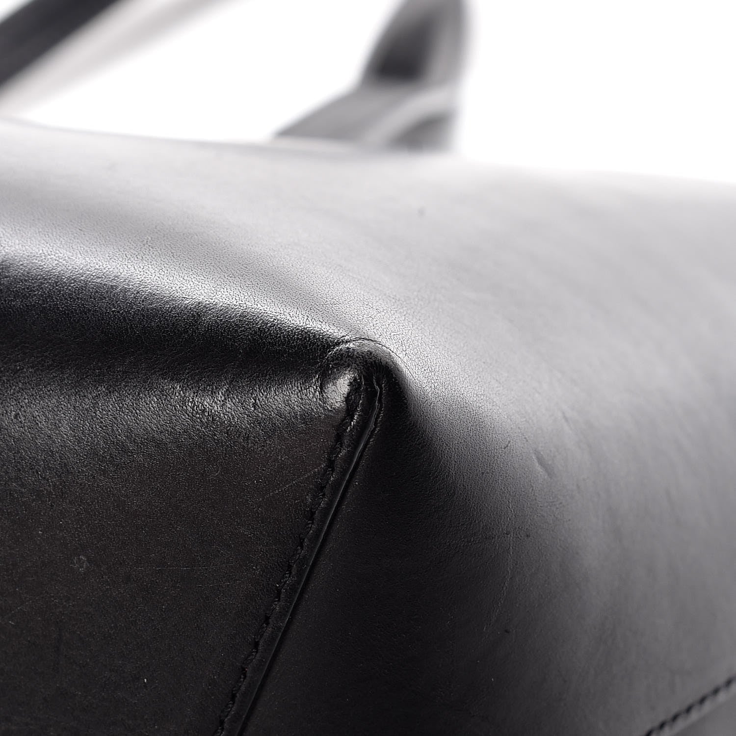 Mansur Gavriel Calfskin Small Shopping Tote Black Flamma 13 of 16