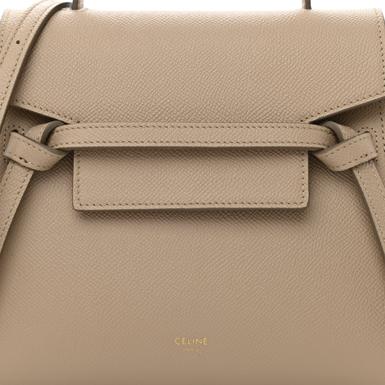 Celine Grained Calfskin Nano Belt Bag Light Taupe 9 of 11