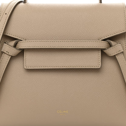 Celine Grained Calfskin Nano Belt Bag Light Taupe 9 of 11