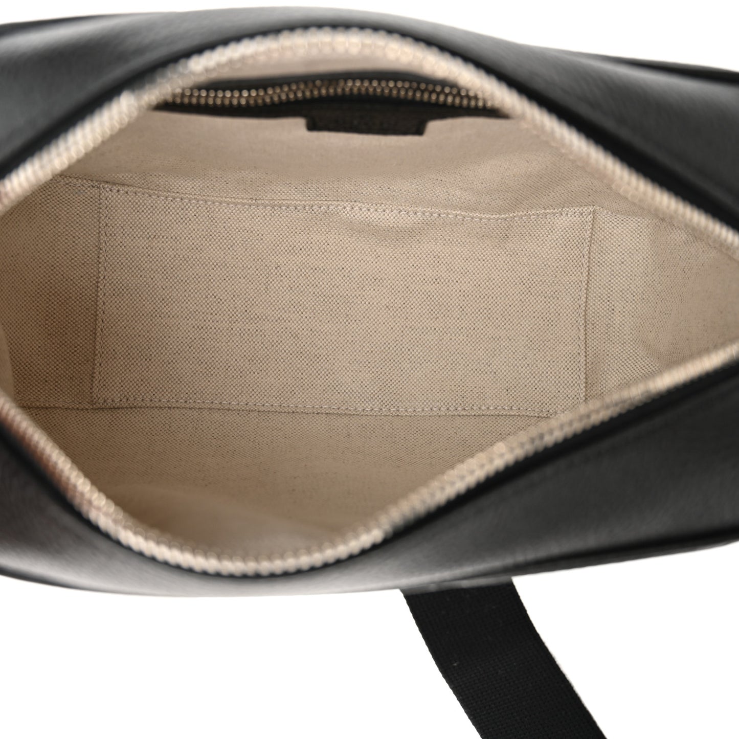 Piuma Calfskin Jumbo GG Embossed Medium Messenger Bag Black