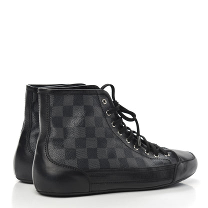 Louis Vuitton Damier Graphite High Top Sneakers 9 4 of 10