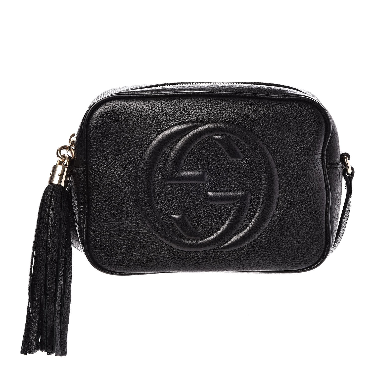 Gucci Pebbled Calfskin Small Soho Disco Bag Black 1 of 7
