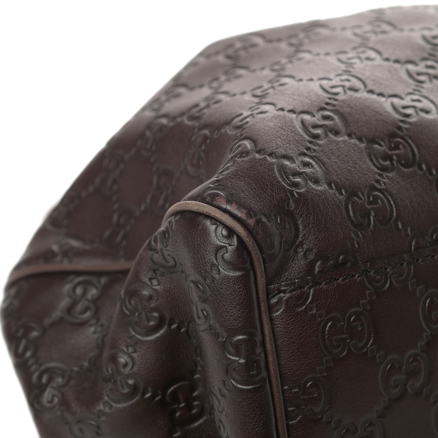 Guccissima Medium Sukey Tote Chocolate