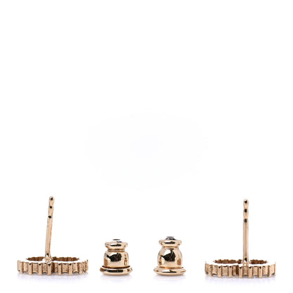 Christian Dior Crystal Clair D Lune Earrings Gold 3 of 3
