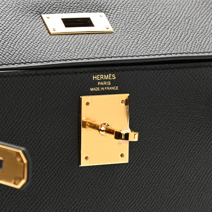 Hermes Epsom Kelly Sellier 28 Black 5 of 11